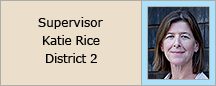 Supervisor Katie Rice District 2